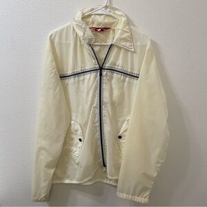 Emory all American jacket nylon white large vintage
